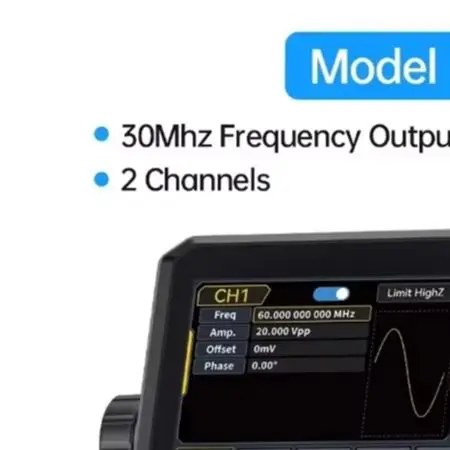 TSG6020 60MHz Dual Channel Fun - Dual Channel Arbitrary Waveform Function Generator 60Mhz ulasan dan harga