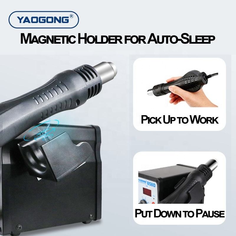YAOGONG 8786D 2 in 1 Digital S - Smd Rework Station Hot Air Soldering 2 In 1 ulasan dan harga