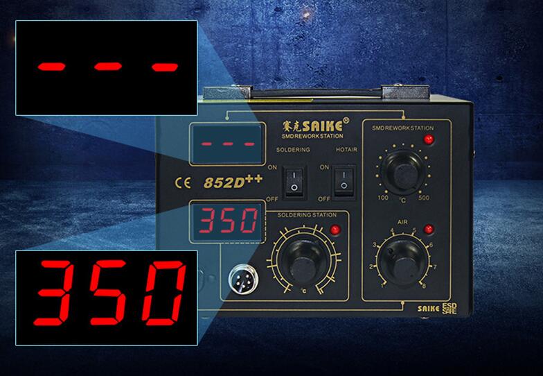 High Power Digital Display 852 - Smd Rework Station Hot Air Soldering 2 In 1 ulasan dan harga