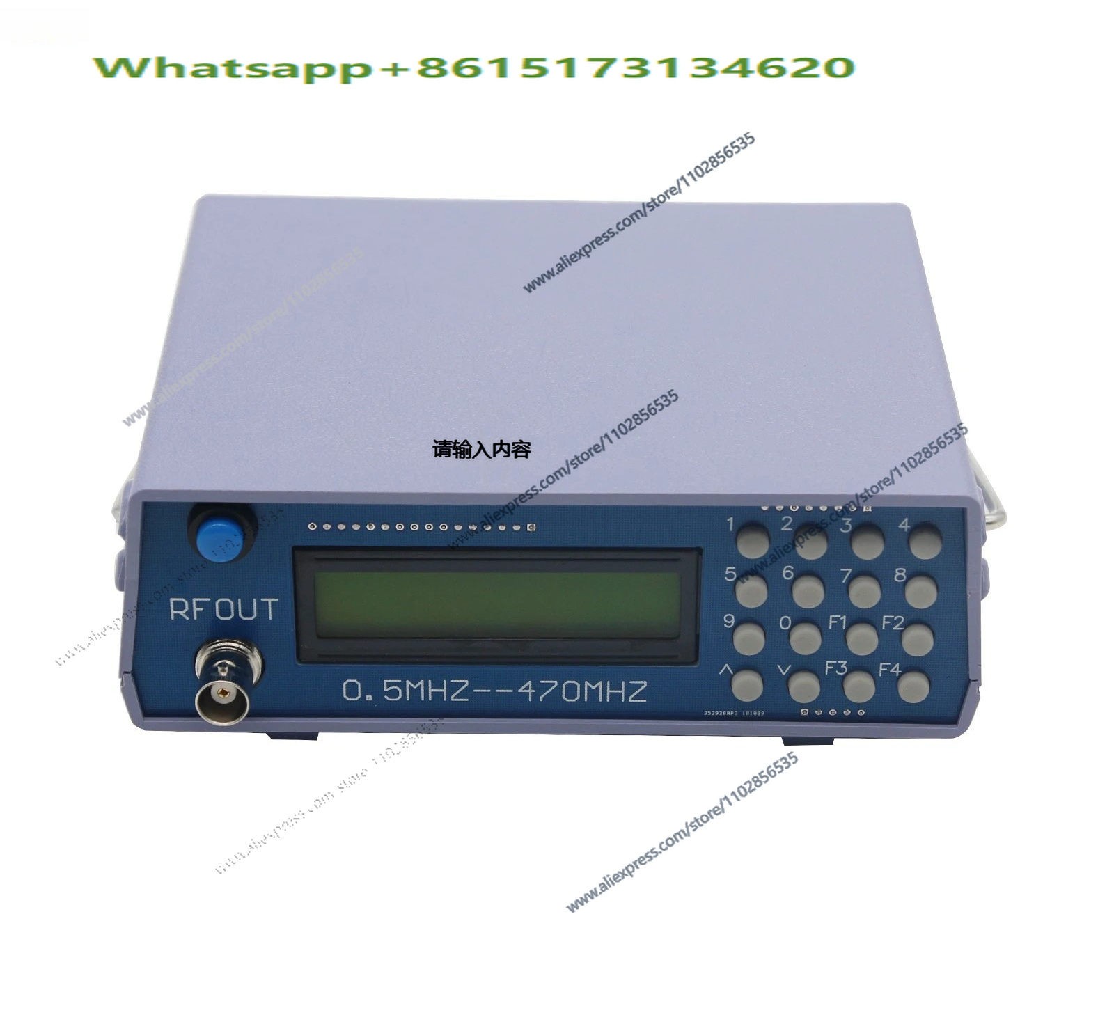 0.5Mhz-470Mhz RF Signal Genera - Rf Signal Generator 0.5Mhz To 470Mhz ulasan dan harga