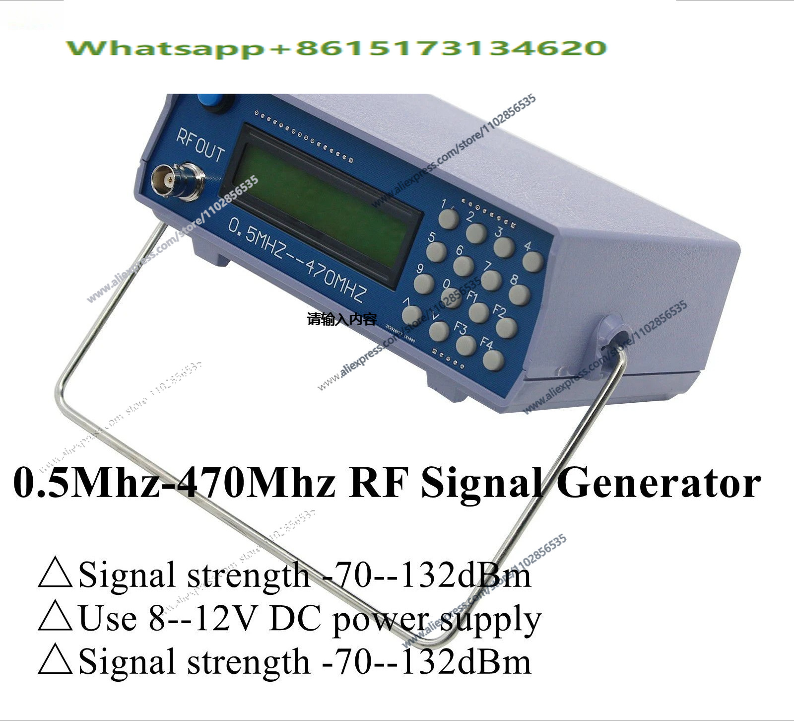 0.5Mhz-470Mhz RF Signal Genera - Rf Signal Generator 0.5Mhz To 470Mhz ulasan dan harga