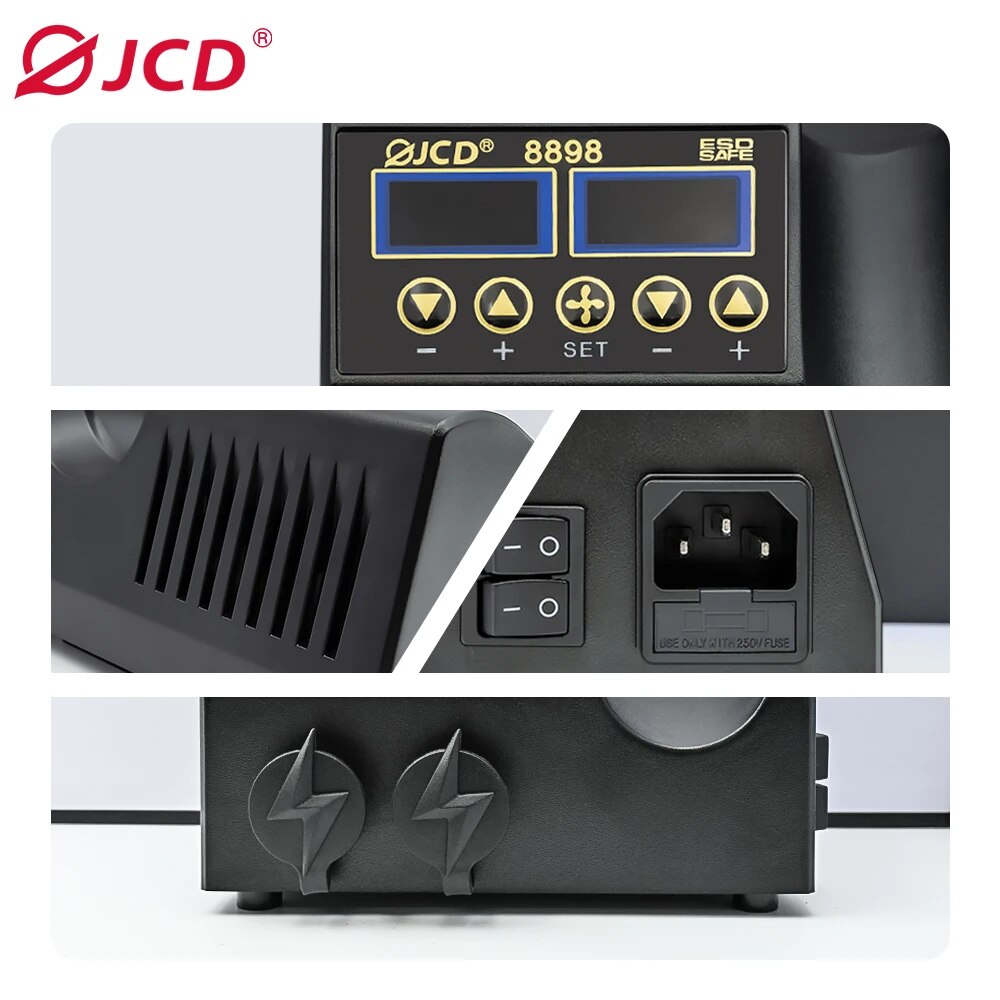 JCD 8898 Soldering Station 750 - Smd Rework Station Hot Air Soldering 2 In 1 ulasan dan harga