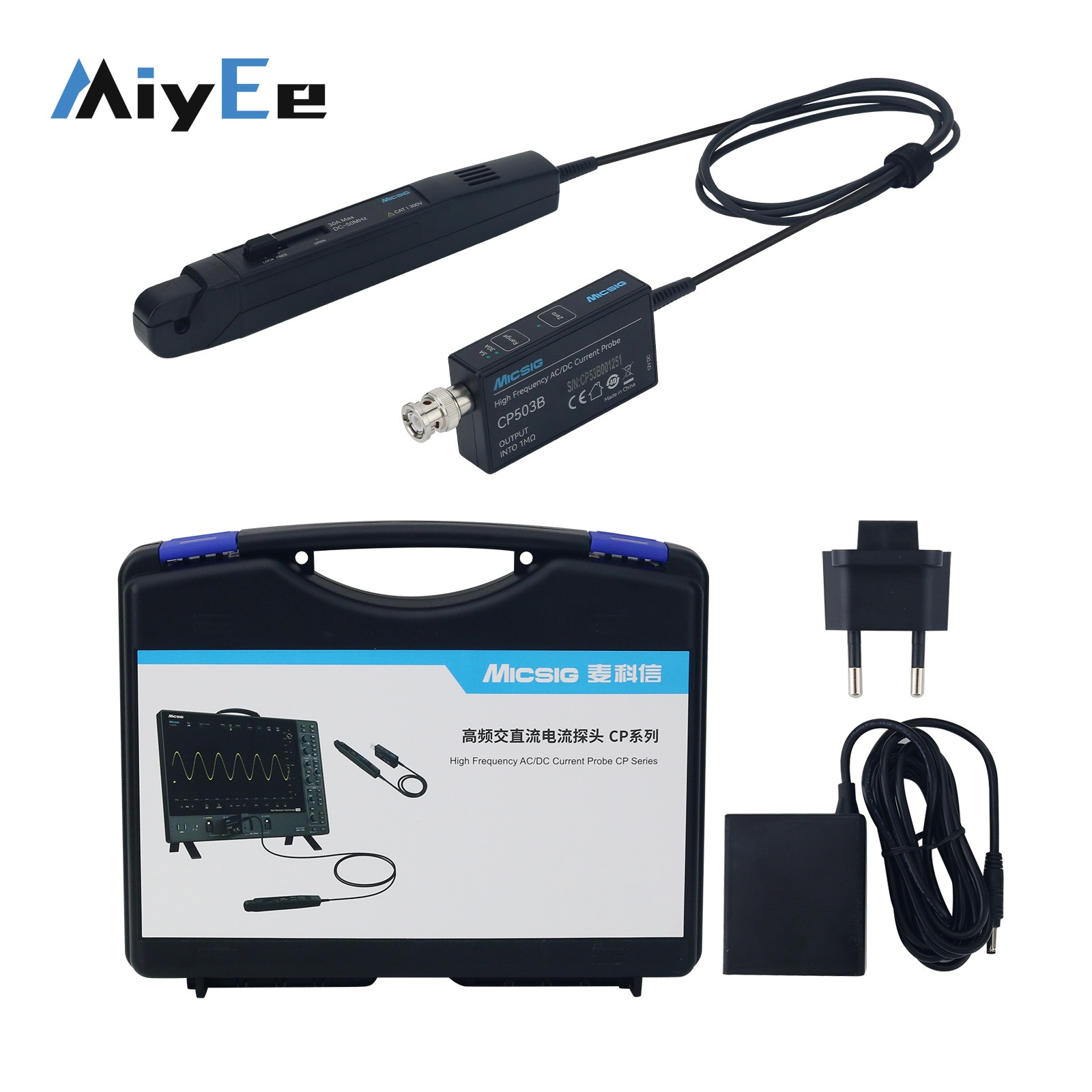 Micsig CP503B 50MHz 5A/30A Dua - Current Probe Ac Dc 50Mhz Oscilloscope ulasan dan harga