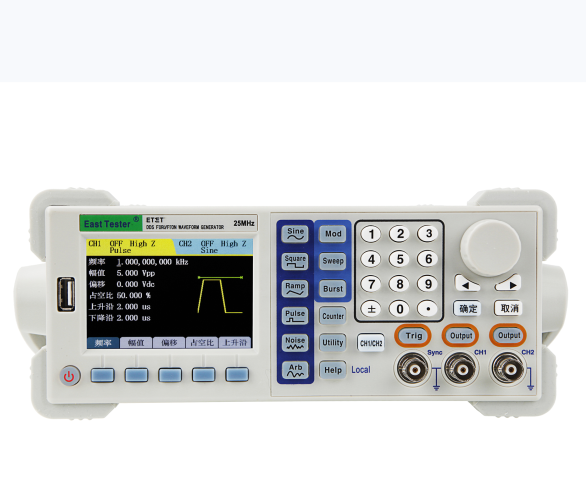 ET3360 Desktop Digital Industr - Dual Channel Arbitrary Waveform Function Generator 60Mhz ulasan dan harga