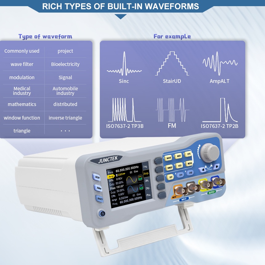 JDS8060 JDS8000  60Mhz Functio - Dual Channel Arbitrary Waveform Function Generator 60Mhz ulasan dan harga