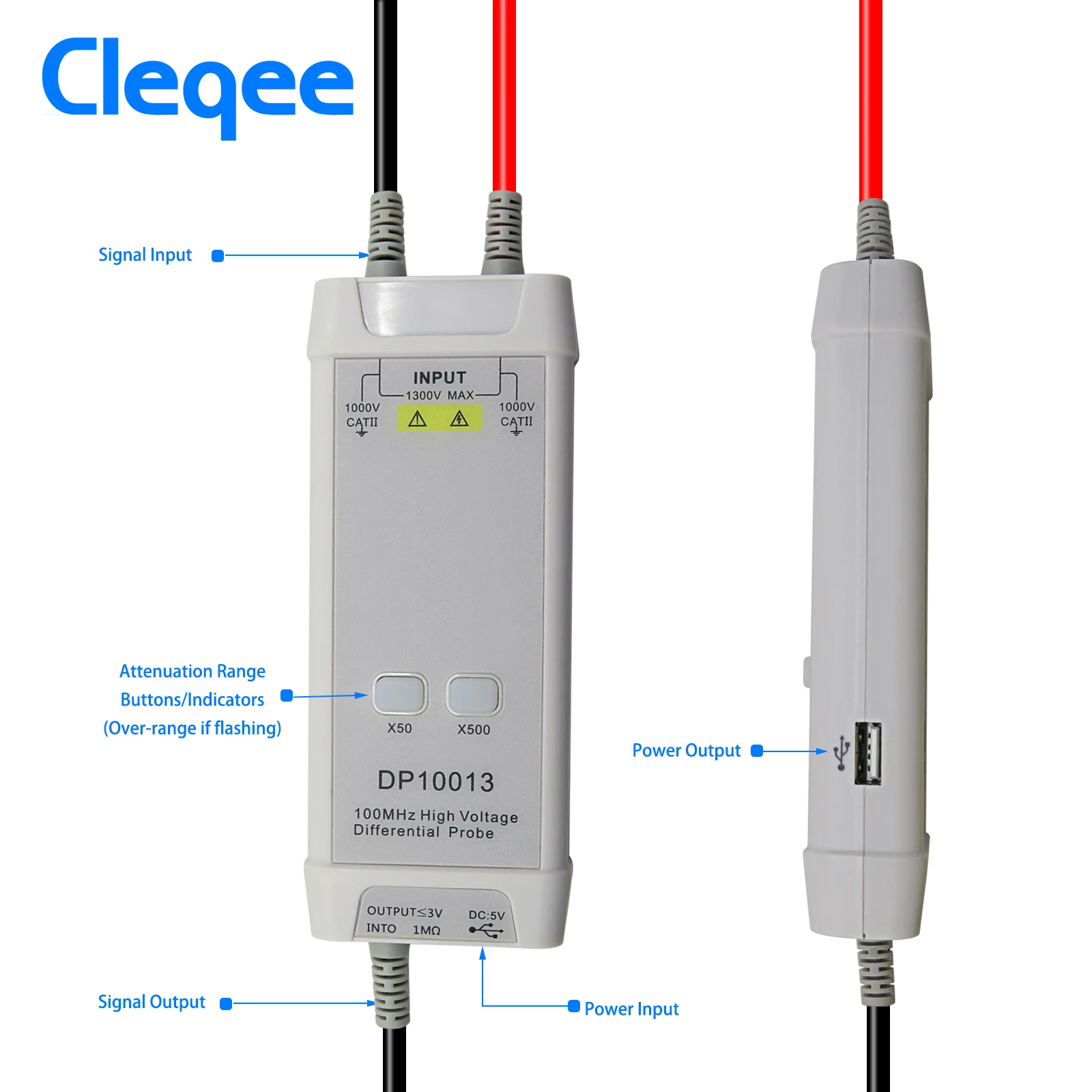 Cleqee 1300V 100MHz High Volta - High Voltage Differential Probe 100Mhz 1300V ulasan dan harga