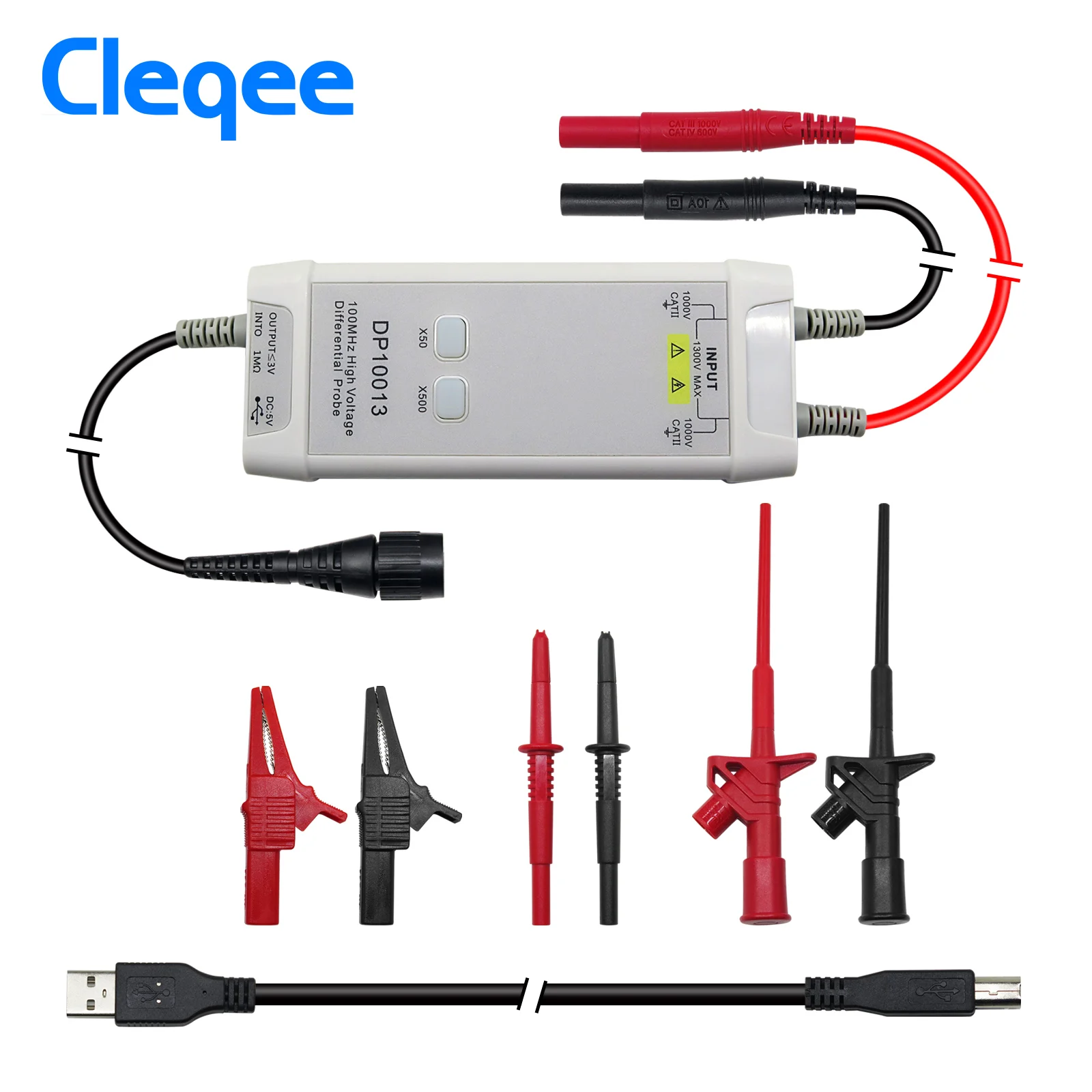 Cleqee 1300V 100MHz High Volta - High Voltage Differential Probe 100Mhz 1300V ulasan dan harga