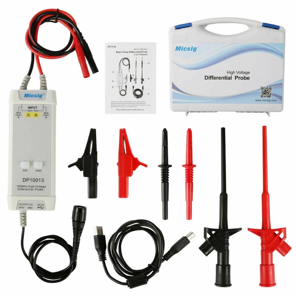 2025Micsig Oscilloscope 1300V  - High Voltage Differential Probe 100Mhz 1300V ulasan dan harga