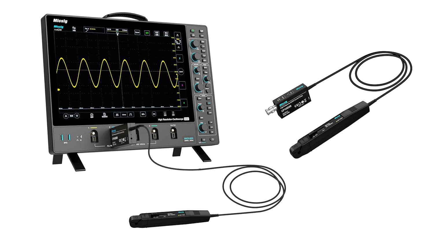 High Frequency AC/DC Current P - Current Probe Ac Dc 50Mhz Oscilloscope ulasan dan harga