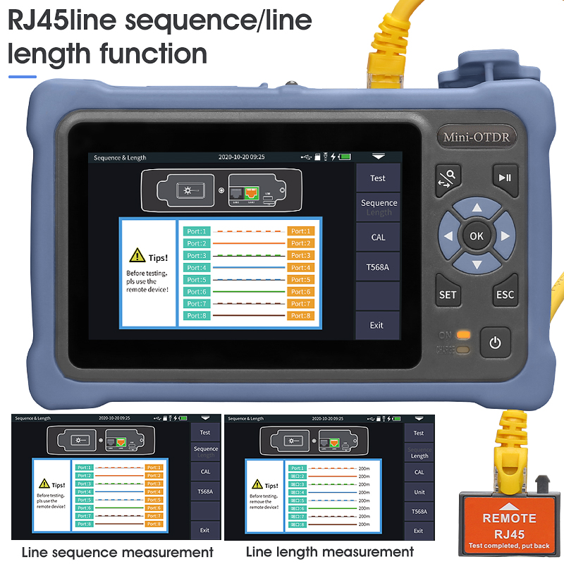 MINI OTDR 1310/1550nm 26/24dB  - Optical Time Domain Reflectometer Otdr 1310 1550Nm ulasan dan harga