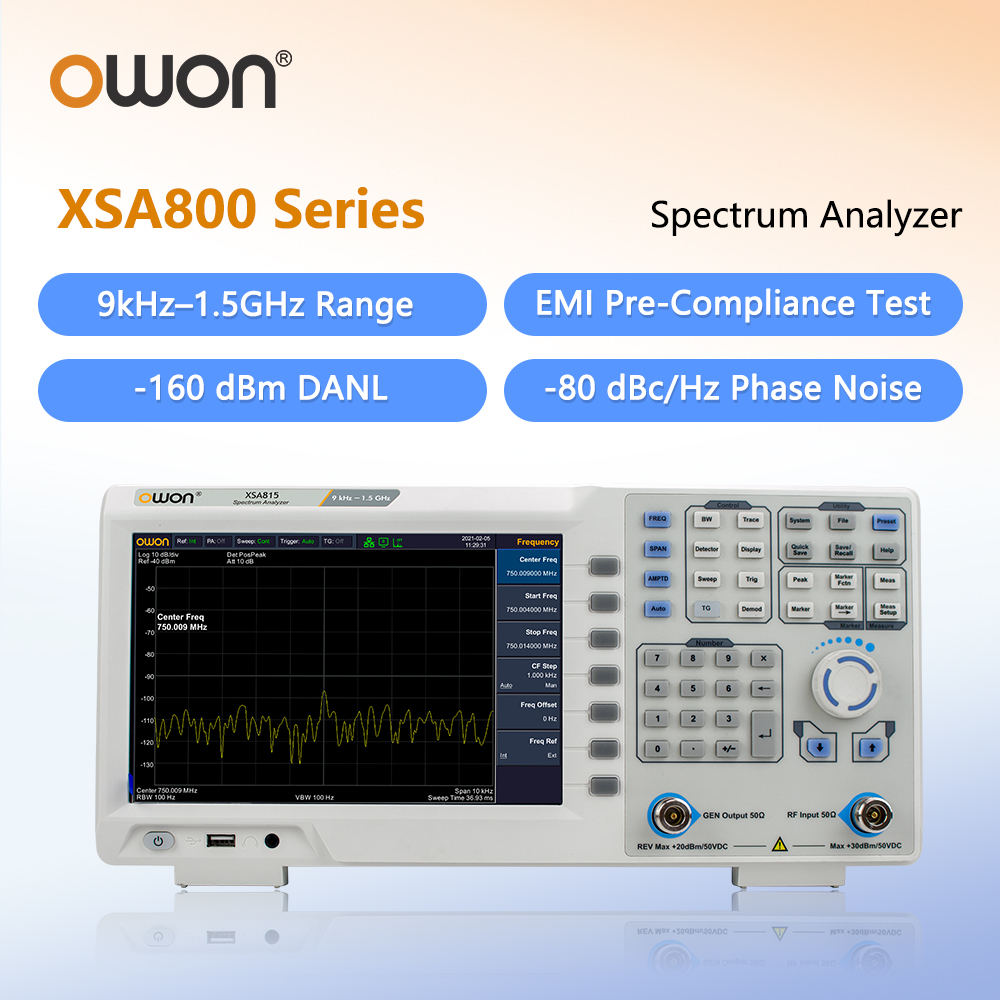 OWON Spectrum Analyzer With Tr - Spectrum Analyzer Tracking Generator 1.5Ghz ulasan dan harga