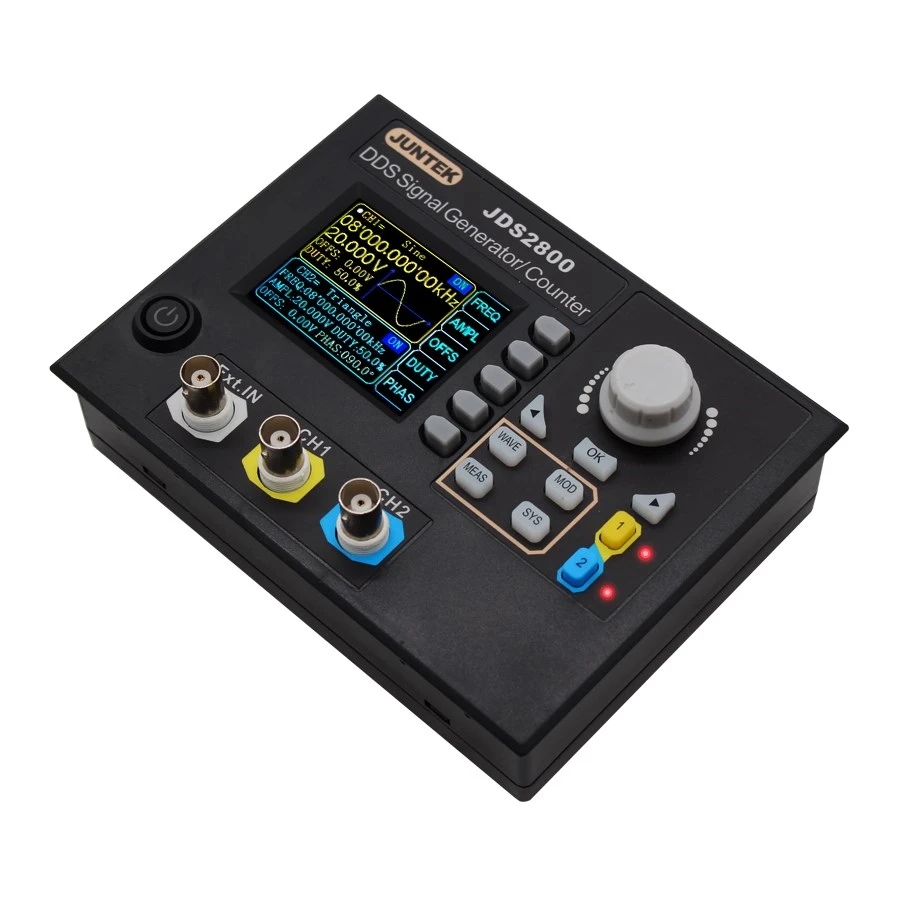 JDS2800-15M 60MHz DDS Function - Dual Channel Arbitrary Waveform Function Generator 60Mhz ulasan dan harga