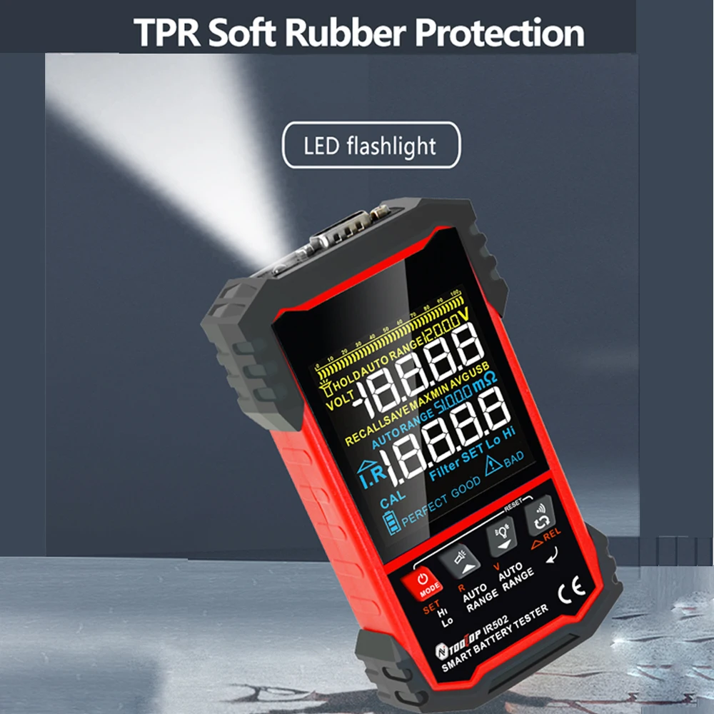 TOOLTOP ±120V Internal Resista - Battery Internal Resistance Tester Four Wire ulasan dan harga