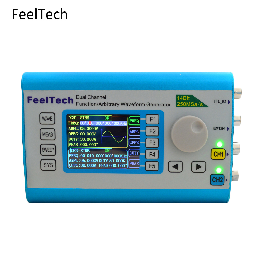 FY6300 250MSa Function Arbitra - Dual Channel Arbitrary Waveform Function Generator 60Mhz ulasan dan harga