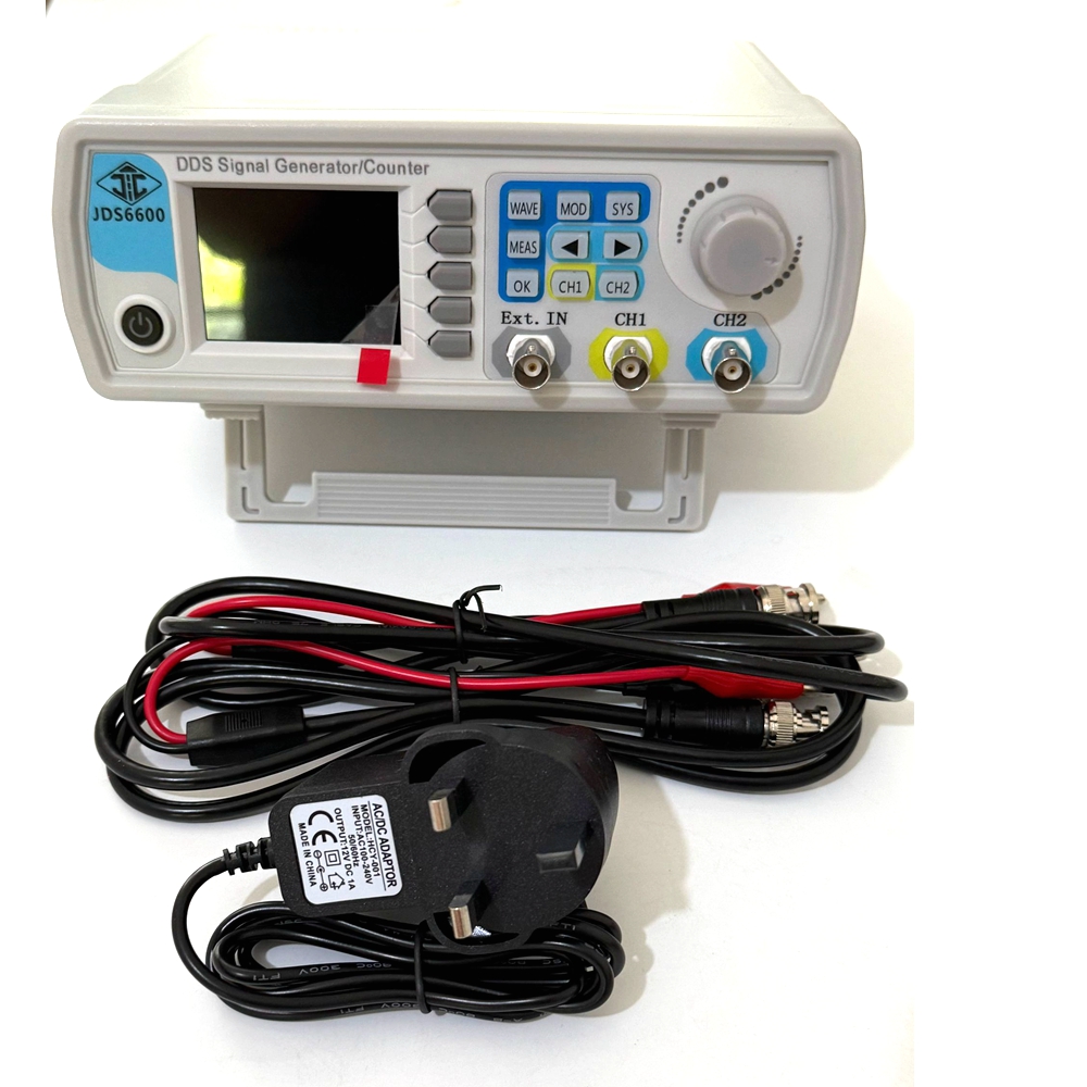JDS6600 60MHz DDS Function Sig - Dual Channel Arbitrary Waveform Function Generator 60Mhz ulasan dan harga