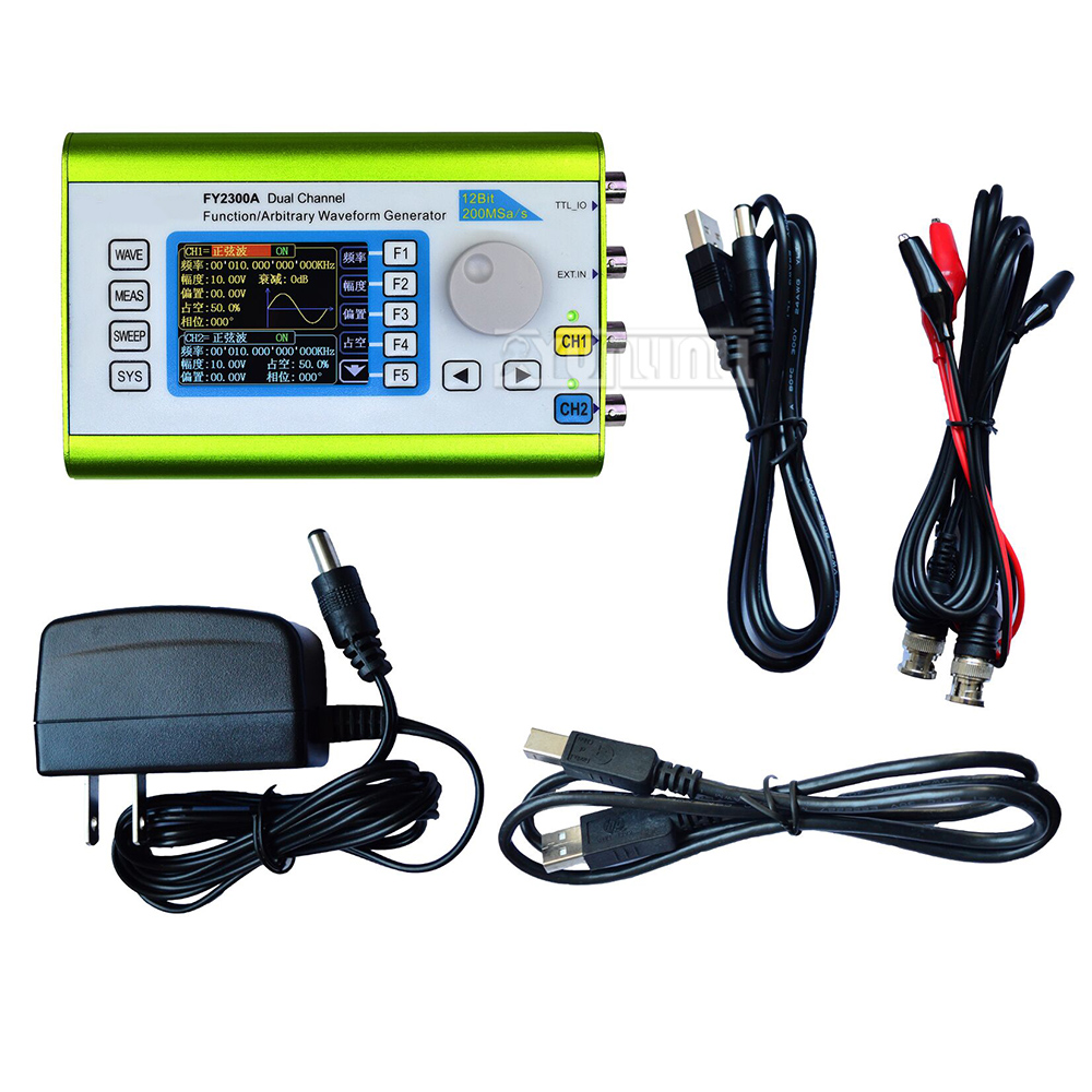 FY6300 FY2300 Dual Channel DDS - Dual Channel Arbitrary Waveform Function Generator 60Mhz ulasan dan harga